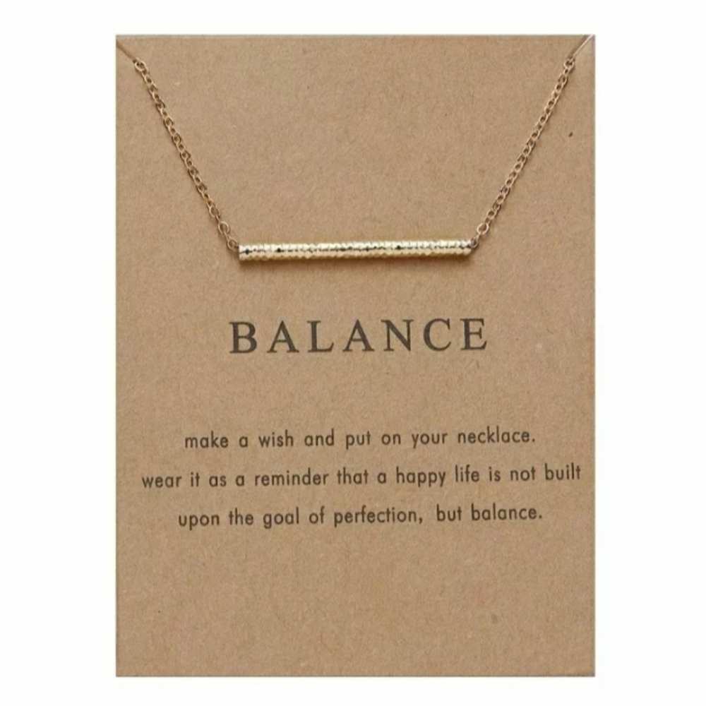 Minimalist Balance Necklace
